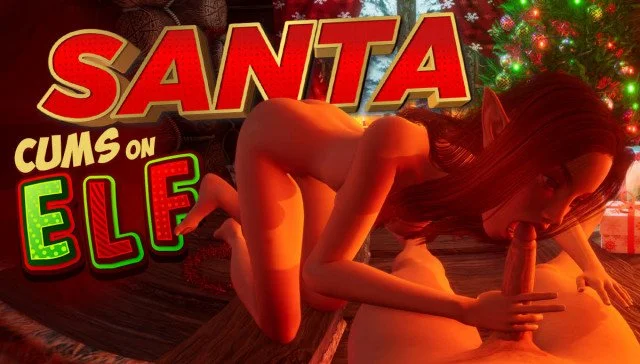 Santa Cums on Elf