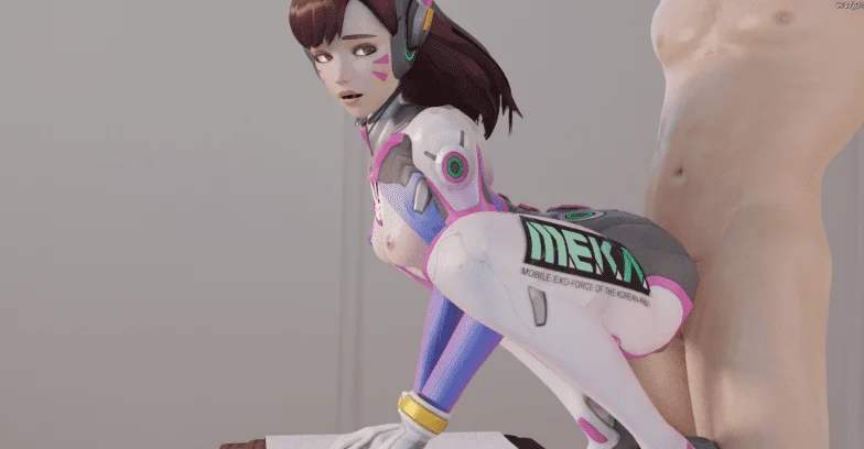 Dva Behind Tabel Fuck VR Hentai video 21